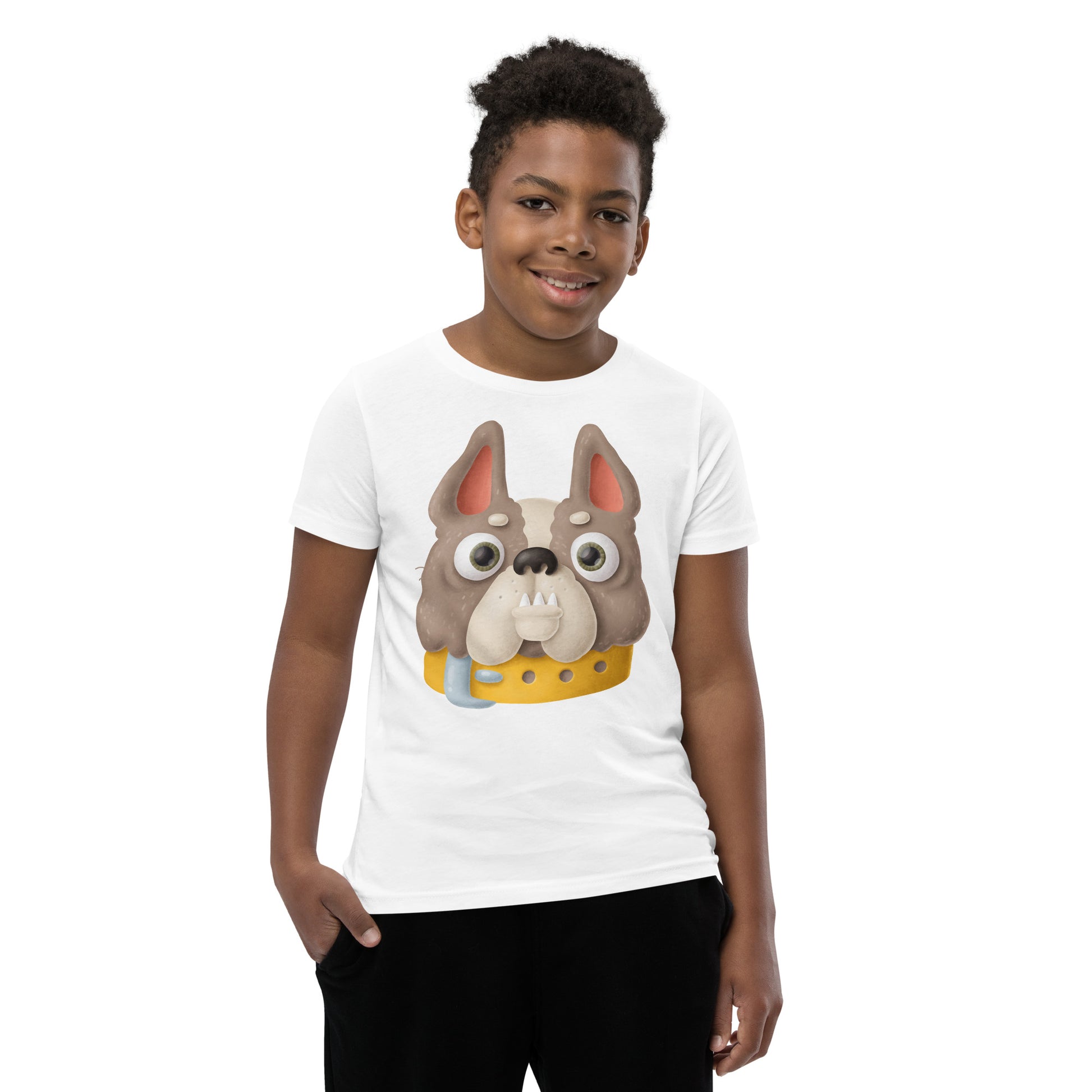 Printagon - Cute Pug - Kids Unisex T-shirt -