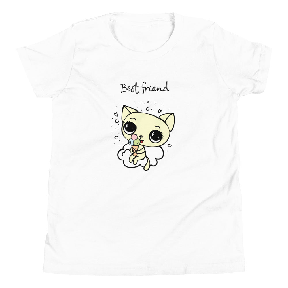 Printagon - Best Friend - Kids Unisex T-shirt - White / S