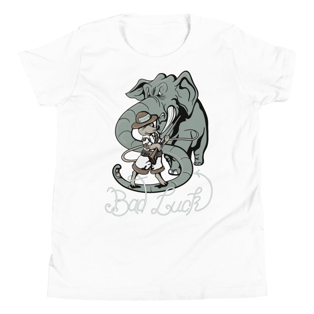 Printagon - Elephant - Kids Unisex T-shirt - White / S