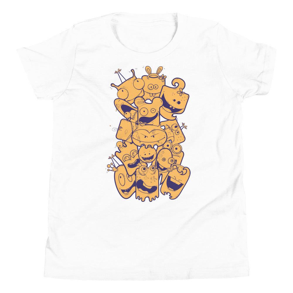 Printagon - Puzzle Like - Kids Unisex T-shirt - White / S