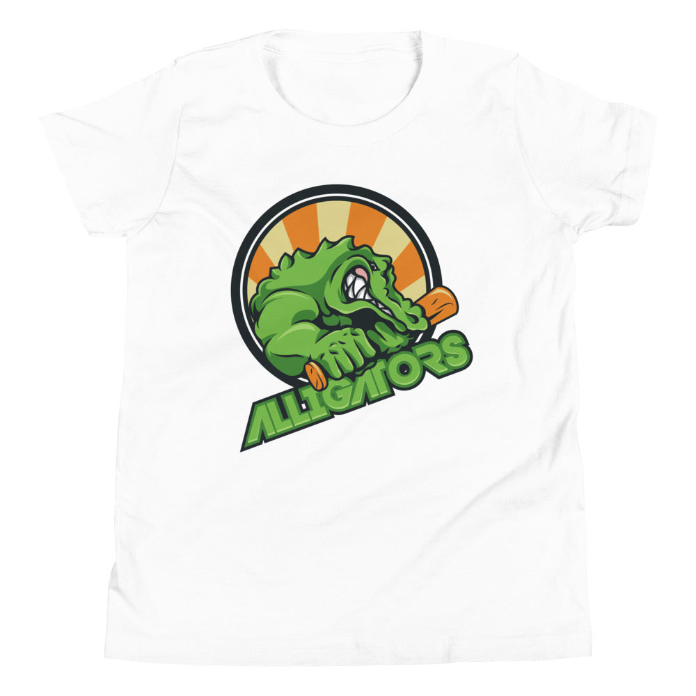 Printagon - Alligators - Kids Unisex T-shirt - White / S