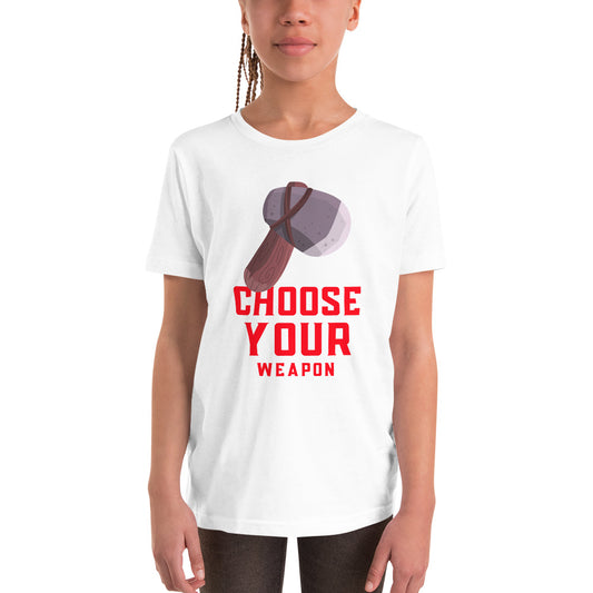 Printagon - Choose Your Weapon - Kids Unisex T-shirt -