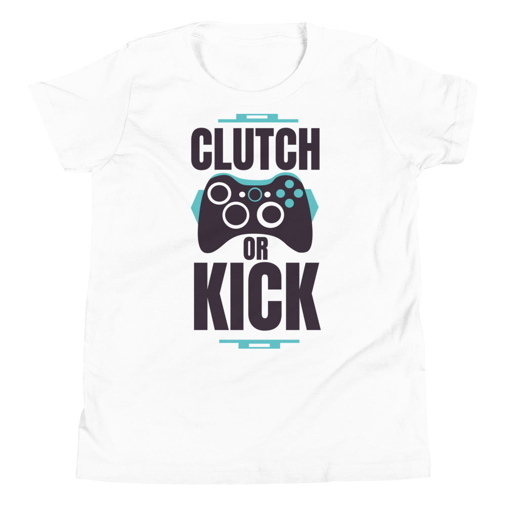 Printagon - Clutch Or Kick - Kids Unisex T-shirt - White / S