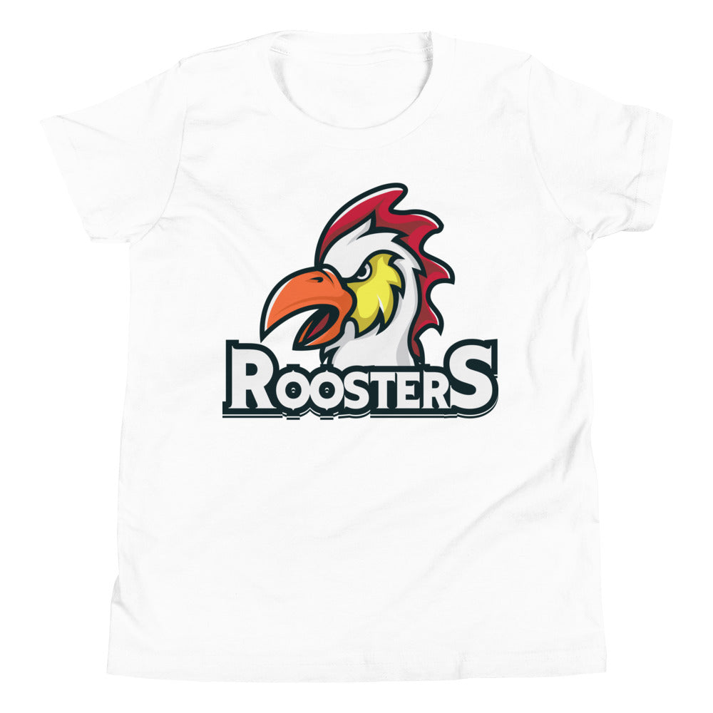 Printagon - Roosters - Kids Unisex T-shirt - White / S