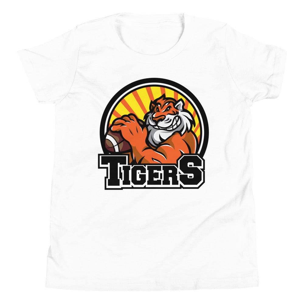 Printagon - Tigers - Kids Unisex T-shirt - White / S