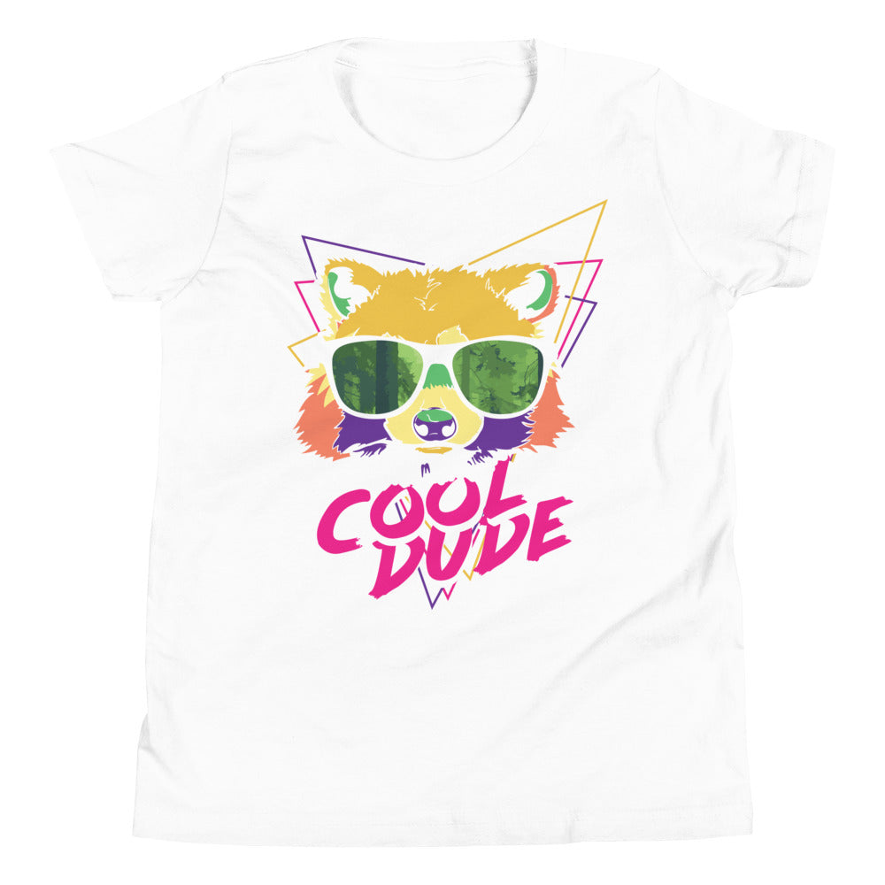 Printagon - Cool Dude - Kids Unisex T-shirt - White / S