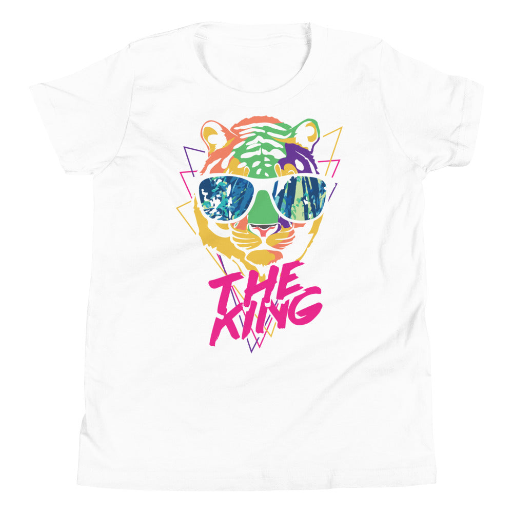 Printagon - The King - Kids Unisex T-shirt - White / S